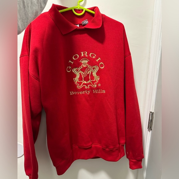 Vintage 80s GIORGIO Beverly Hills Crewneck Sweatshirt - Picture 2 of 5